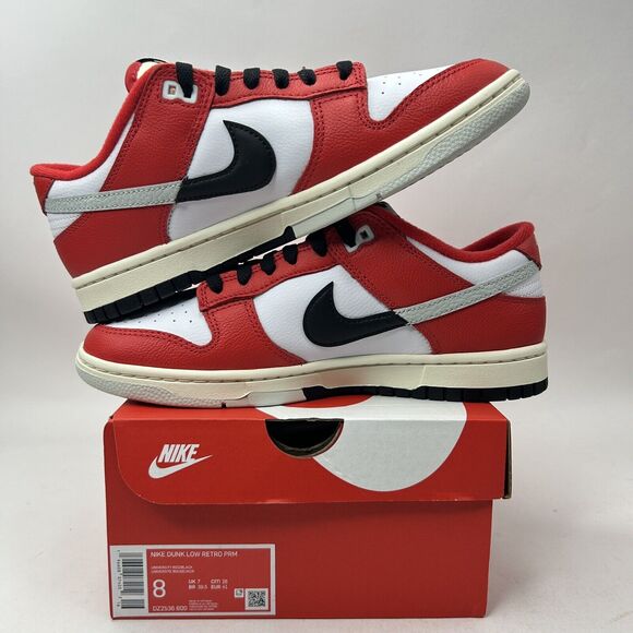 Nike Shoes Dunk Low Retro PRM Split “Chicago/University Red” 2023 - Picture 3 of 5